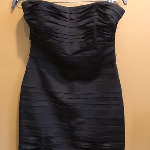 Black Mini , strapless BCBG DRESS
